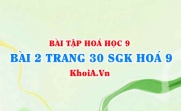 Bài 2 trang 30 SGK Hoá 9: Tính chất Hoá học của Canxi hiđroxit...